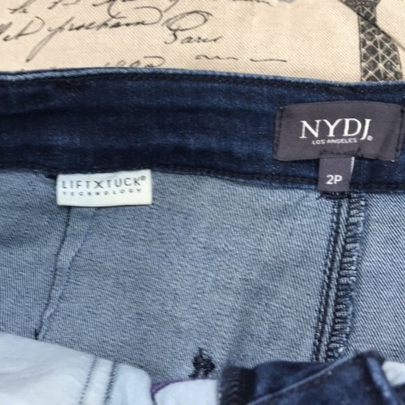 NYDJ Marilyn Stretch Denim Bermuda Shorts - Picture 4 of 8
